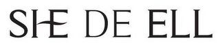 SHE DE ELL logo