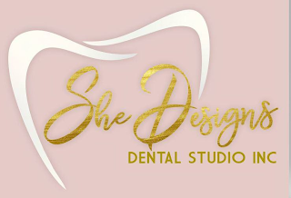 SHE DESIGNS DENTAL STUDIO INC logo