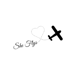 SHE FLYS logo