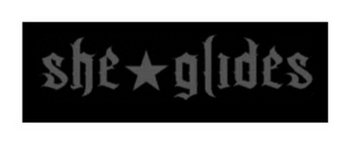 SHE GLIDES logo