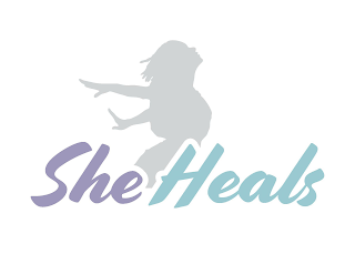 SHE HEALS logo