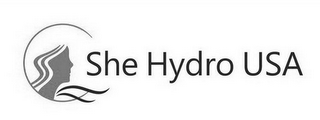 SHE HYDRO USA logo