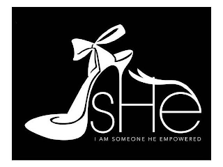 SHE I AM SOMEONE HE EMPOWERED logo
