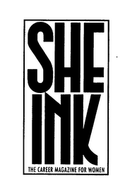 SHE INK THE CAREER MAGAZINE FOR WOMEN logo