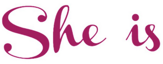 SHE IS logo