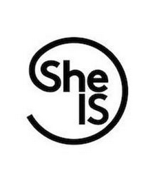 SHE IS logo