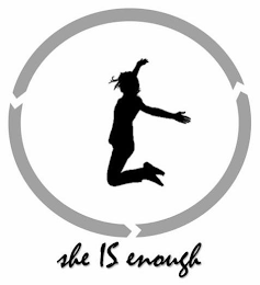 SHE IS ENOUGH logo