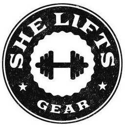 SHE LIFTS GEAR logo