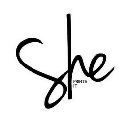 SHE PRINTS IT logo
