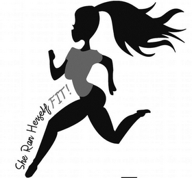 SHE RAN HERSELF FIT! logo