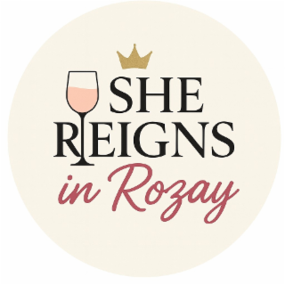 SHE REIGNS IN ROZAY logo