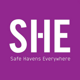 SHE SAFE HAVENS EVERYWHERE logo