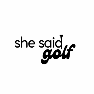 SHE SAID GOLF logo