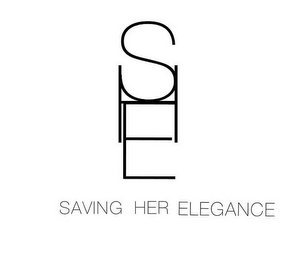 SHE SAVING HER ELEGANCE logo