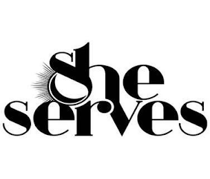 SHE SERVES logo