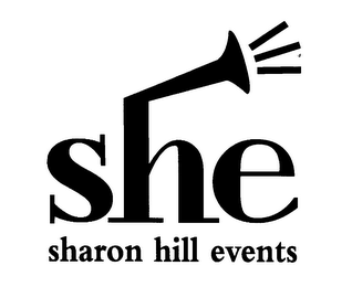 SHE SHARON HILL EVENTS logo