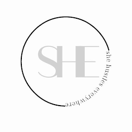 SHE SHE HUSTLES EVERYWHERE logo