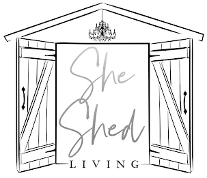 SHE SHED LIVING logo