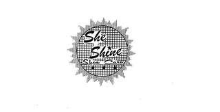 SHE SHINE SHOE CARE logo