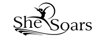 SHE SOARS logo