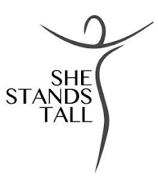 SHE STANDS TALL logo