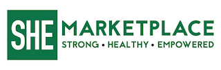 SHE STRONG · HEALTHY · EMPOWERED MARKETPLACE logo