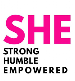 SHE STRONG HUMBLE EMPOWERED logo