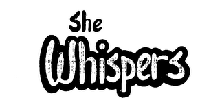 SHE WHISPERS logo