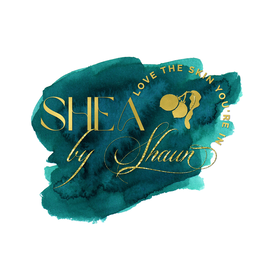 “SHEA BY SHAUN” AND “LOVE THE SKIN YOU’RE IN” logo