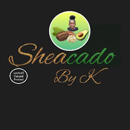 SHEACADO BY K 100% NATURAL PRODUCT logo