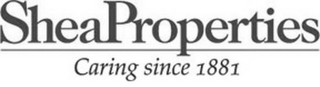 SHEAPROPERTIES CARING SINCE 1881 logo