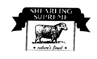 SHEARLING SUPREME NATURE'S FINEST logo