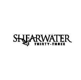 SHEARWATER THIRTY THREE logo