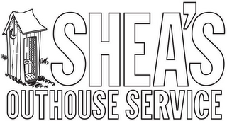 SHEA'S OUTHOUSE SERVICE logo