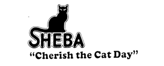 SHEBA "CHERISH THE CAT DAY" logo