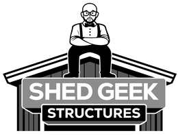 SHED GEEK STRUCTURES logo