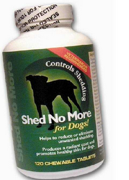 SHED NO MORE logo