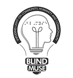 SHEDDING LIGHT ON COMMUNITY, HUMANITY, AND COMMONALITY BLIND MUSE logo