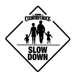 SHEDDS COUNTRY CROCK SLOW DOWN logo