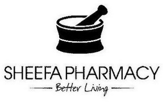 SHEEFA PHARMACY BETTER LIVING logo