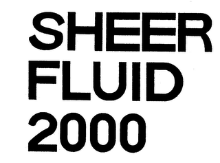 SHEER FLUID 2000 logo