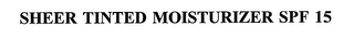 SHEER TINTED MOISTURIZER SPF 15 logo