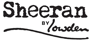SHEERAN BY LOWDEN logo