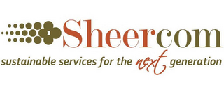 SHEERCOM SUSTAINABLE SERVICES FOR THE NEXT GENERATION logo