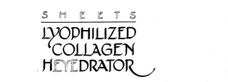 SHEETS LYOPHILIZED COLLAGEN HEYEDRATOR logo
