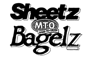 SHEETZ MTO MADE TO ORDER BAGELZ logo