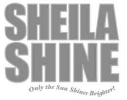 SHEILA SHINE ONLY THE SUN SHINES BRIGHTER! logo