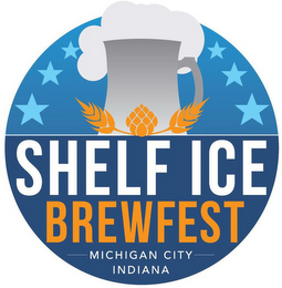 SHELF ICE BREWFEST MICHIGAN CITY INDIANA logo