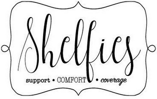 SHELFIES SUPPORT COMFORT COVERAGE logo