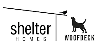 SHELTER HOMES WOOFDECK logo